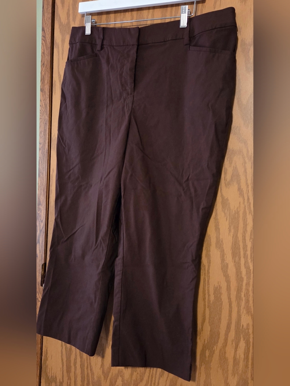 Lane Bryant Dress Capri Pants - Brown - Size 16